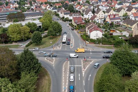 Die Umgestaltung der Südring-Kreuzung in Groß-Gerau beginnt am 19. Mai. Foto: Volker Dziemballa (VF