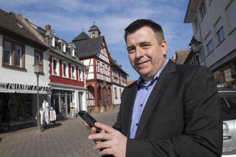 Markus Krebs kümmert sich als Wirtschafts-förderer um Groß-Geraus Innenstadt.Foto: VF/Dziemballa  