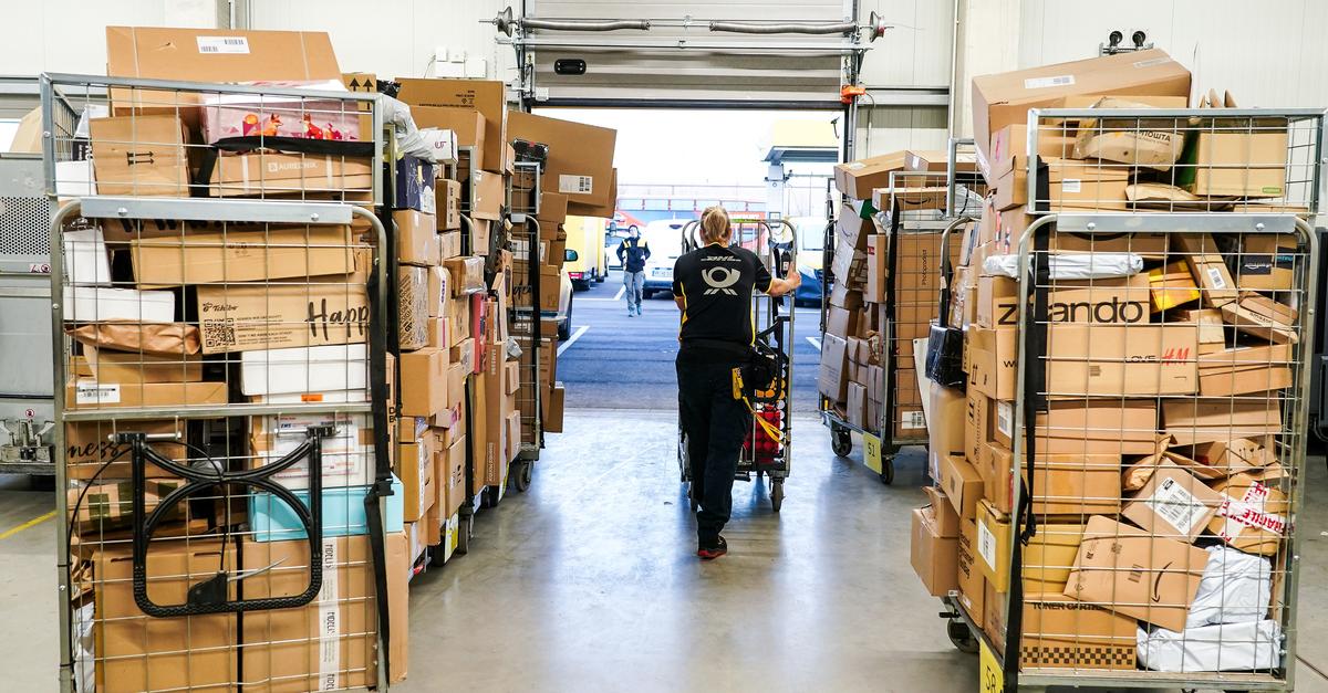 Paketflut vor Weihnachten: Endspurt im Büttelborner DHL-Zustellzentrum