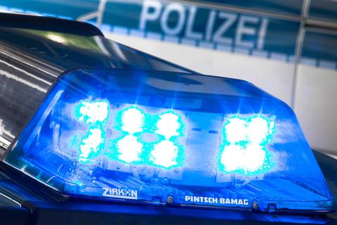 Ein Blaulicht auf dem Dach eines Polizeiwagens. © Friso Gentsch/dpa