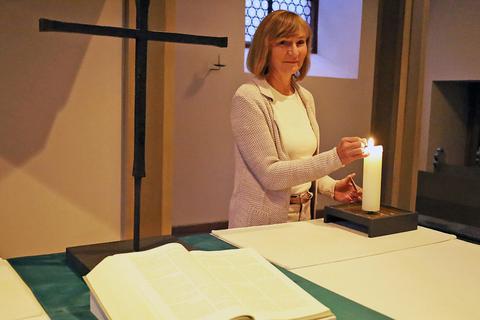 Seit sechs Jahren ist Brigitte Daum als Küsterin bei der evangelischen Kirchengemeinde Nauheim beschäftigt. Foto: Susanne Rapp