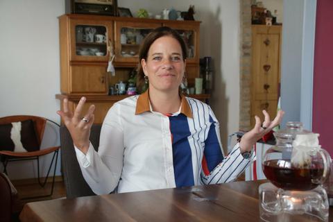 Svenja Astheimer will Bürgermeisterin in Nauheim werden. © Ralph Keim