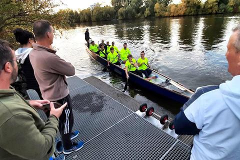 Mit den Drachenbootfahrern will der Raunheimer Kanu-Verein gleich noch eine neue Abteilung aufmachen. Foto: Michael Kapp