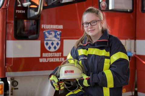 Maira Schäfer gehörte zu den Gründungsmitgliedern der Kinderfeuerwehr. Nun wechselt sie in die Einsatzabteilung. Foto: Robert Heiler
