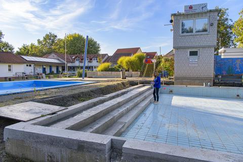 Im Goddelauer Freibad ist das Nichtschwimmerbecken saniert worden. Nun soll es eingeweiht werden. Archivfoto: Robert Heiler