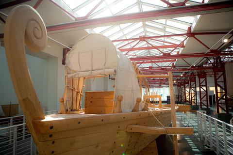 Ein virtueller 360°-Rundgang durch das wegen Corona geschlossene Mainzer Museum für Antike Schifffahrt. Foto: Simon Rauh
