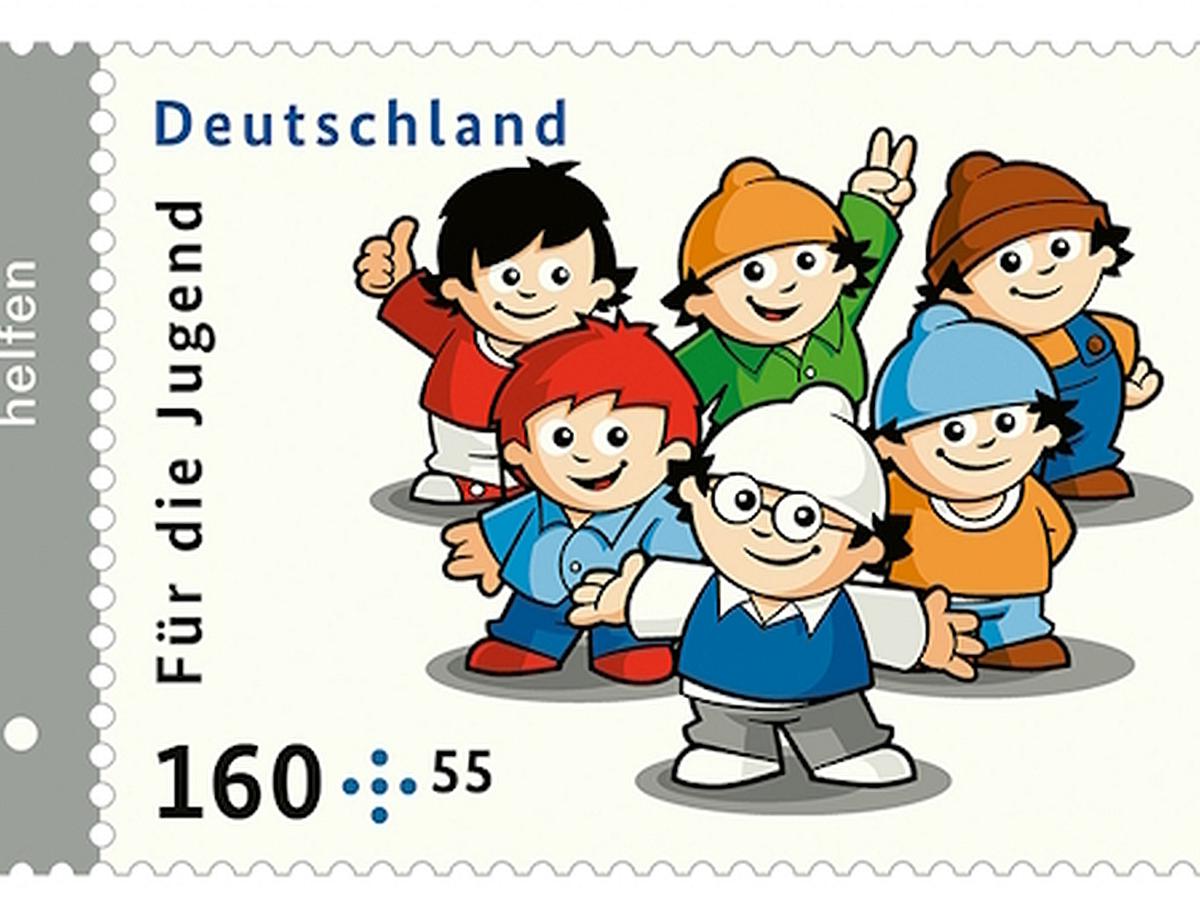 Mainzelmännchen sind Motiv für Briefmarken