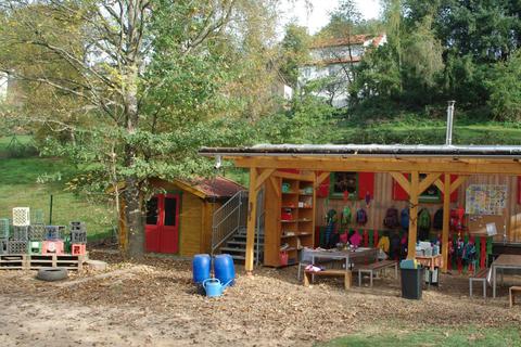 Erbach hat eine lange Warteliste für Kindergartenplätze. Im Bild der Naturkindergarten im Stadtteil Erlenbach. Hans-Dieter Schmidt