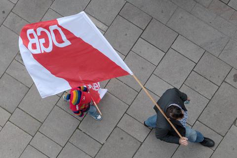 DGB-Frauen wenden sich gegen den Stellenabbau bei Bosch-Rexroth in Erbach. Archivfoto: dpa