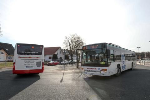 Im Odenwald können, wie hier in Michelstadt, trotz bundesweitem Fahrermangel alle Linien des ÖPNV bedient werden.