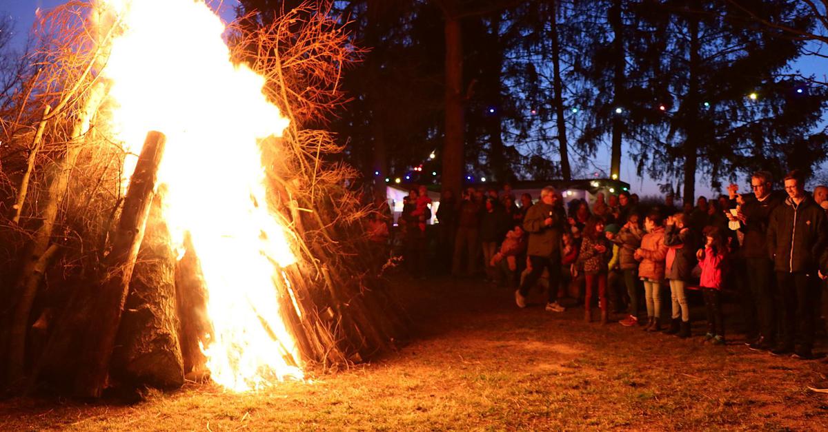 Lärmfeuer im Odenwald