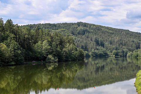 Zu den touristischen Anziehungspunkten im Odenwaldkreis zählt der Marbachsee. Dirk Zengel