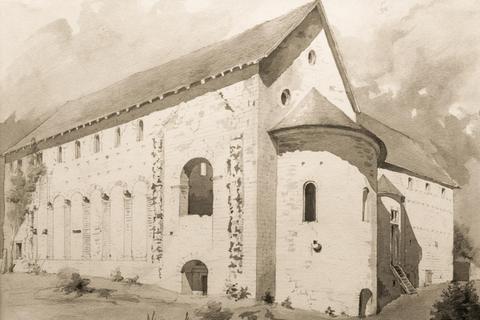 Vor 150 Jahren wiederentdeckt: die Steinbacher Einhardsbasilika. Thomas Neu