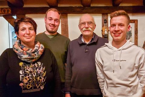 Tina Foshag (von links), Lars Gittek, Thomas Wilcke und Philipp Foshag bilden nun das Kernvorstandsteam des Rothenberger Verkehrs- und Verschönerungsvereins (VVR). Thomas Wilken