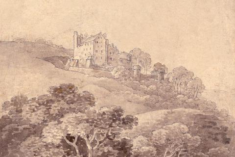 Die Zeichnung der Burg Freienstein hat Thomas Wilcke bei einer Auktion gefunden. Er ordnet sie in die Zeit vor 1785 ein. Thomas Wilken