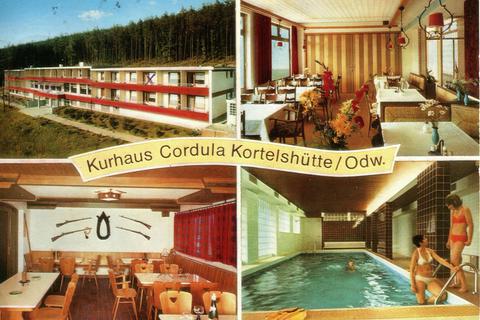 Das Kurhaus Cordula auf der Postkarte, heute Teil der Azurit-Gruppe. Thomas Wilken