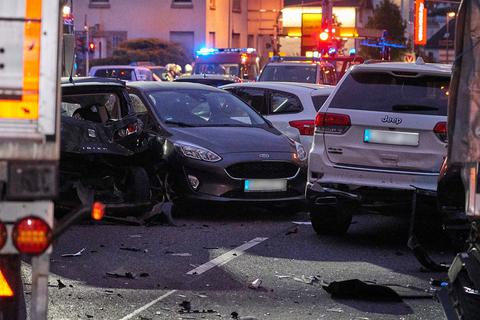 Die Unfallstelle in Limburg.  Foto: dpa