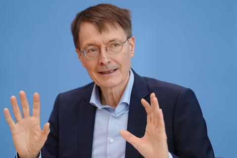 Bundesgesundheitsminister Karl Lauterbach (SPD). Foto: dpa/Kay Nietfeld