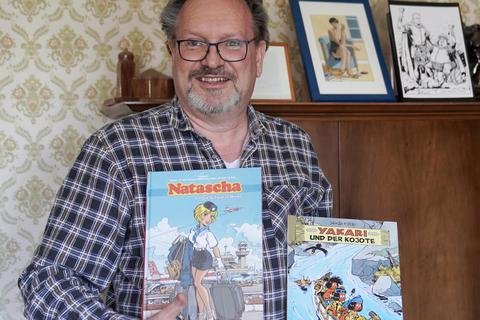 Eckart Schott arbeitet seit 1997 hauptberuflich als Comic-Verleger. Foto: pp/ Korpak
