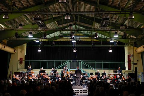 Die Deutsche Philharmonie Merck hat traditionell das Abschlusskonzert der Kampagne gespielt. Archivfoto: Guido Schiek 