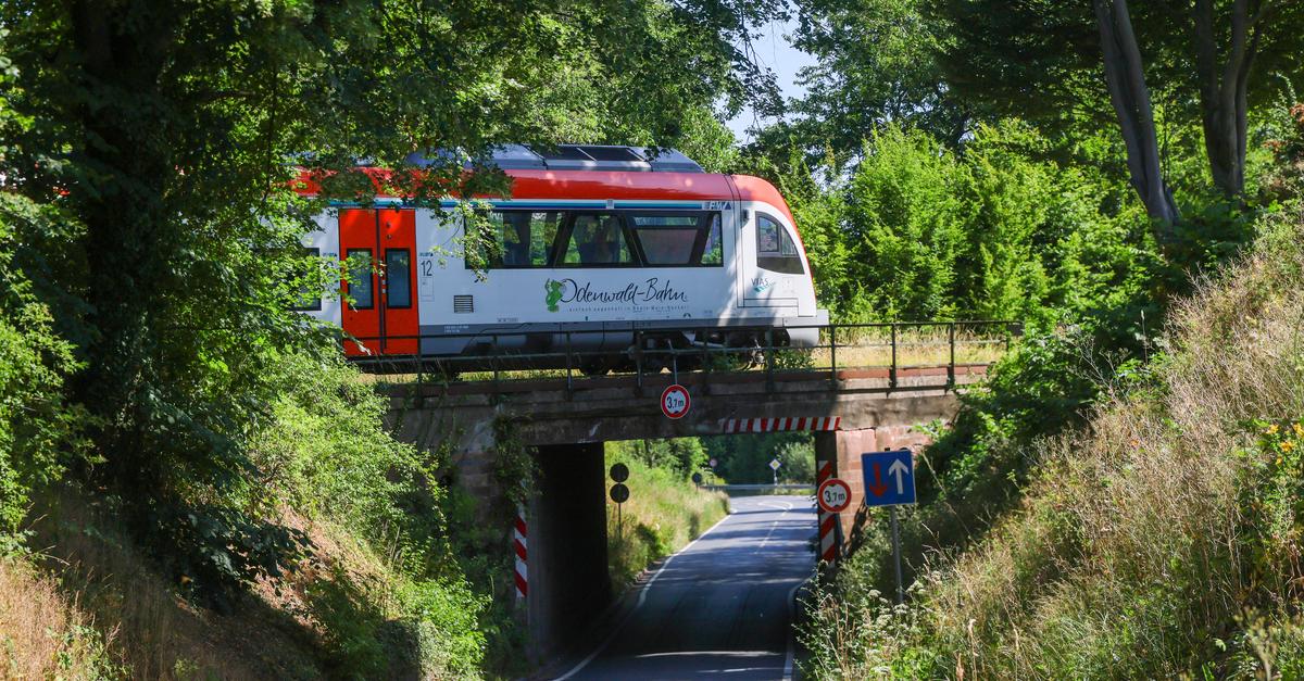 Train cancellation: No Odenwald Railway service after bridge accident in ...