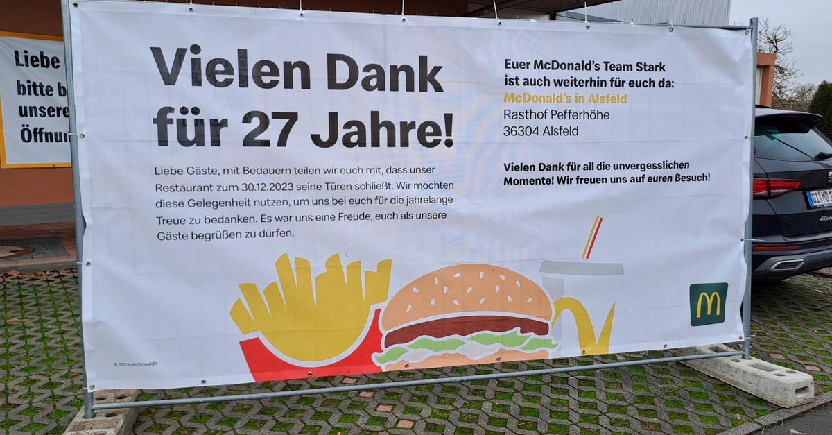 McDonalds in Lauterbach schließt