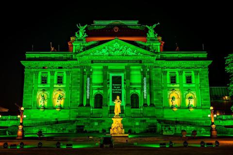 Das Staatstheater in Wiesbaden. Foto: audiluma