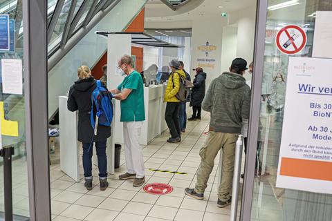 Das Impfzentrum im Luisenforum bliebt bis Ende September geöffnet. Archivfoto: René Vigneron