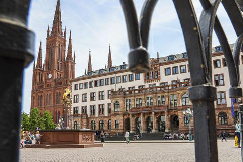 Das Wiesbadener Rathaus. Foto: René Vigneron