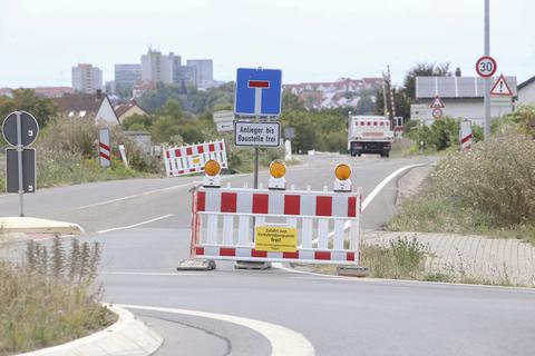 Der Fahrweg ist nun gesperrt.  Foto: pakalski-press / Andreas Stumpf