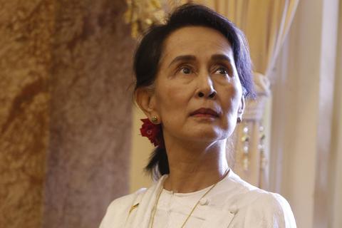 Aung San Suu Kyi, Regierungschefin von Myanmar,  und weitere ranghohe Politiker des Landes sind nach Angaben ihrer Partei vom Militär festgesetzt worden. Foto: dpa