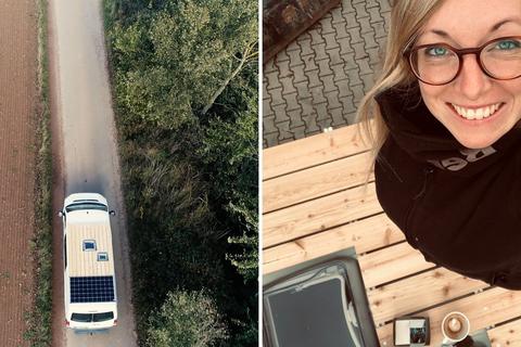 Das Camper-Dach am Crafter ist mit Terrasse und Solar-Panel ausgestattet. In Teil 4 geht es um alles, rund um das Dach. Foto: Lili Judith Oberle