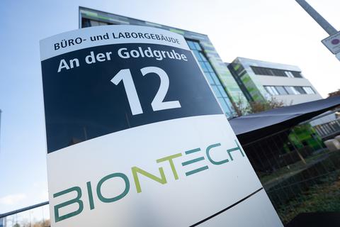 Die Biontech-Zentrale in der Mainzer Oberstadt.  Foto: dpa