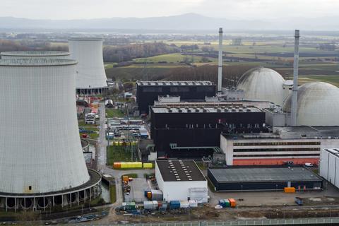 Kernkraftwerk Biblis mit Verwaltungsgebäuden Foto: Justus Hamberger/Simon Rauh