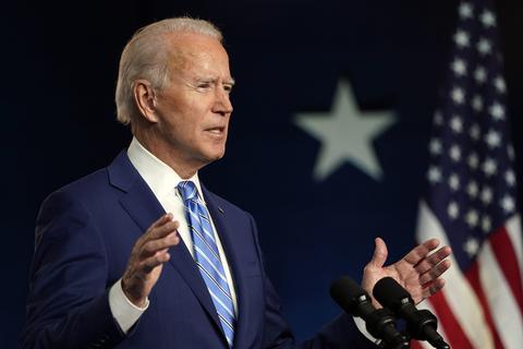 Der "President elect" Joe Biden. Foto: Carolyn Kaster/AP/dpa