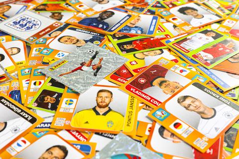 Die Sticker zur Europameisterschaft 2021 war die vorerst letzten EM-Aufkleber aus dem Hause Panini. Ab 2024 besitzt Konkurrent Topps nun die Lizenzrechte.  Foto: Panini
