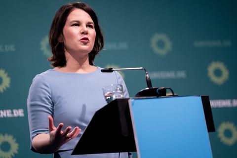 Annalena Baerbock, Bundesvorsitzende von Bündnis 90/Die Grünen und Kanzlerkandidatin. Foto: dpa