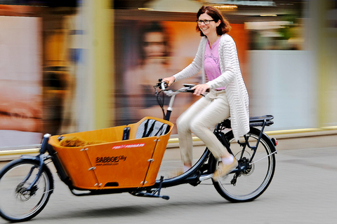 Cargobikes sind im Trend und stehen auch für eine Verkehrswende und Nachhaöltigkeit.  Archivfoto: Alexander Heimann/Vollformat