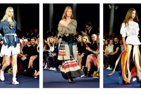 Cool und lässig ist die Kollektion von Alexis Mabille. Foto: Anja Kossiwakis