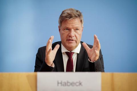 Bundeswirtschaftsminister Robert Habeck (Bündnis 90/Die Grünen) Foto: dpa