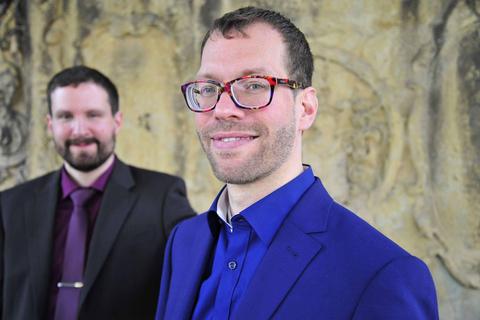 Mit Fakten will Benjamin Wolfmeier Amerikaner in Deutschland von „seinem“ Präsidenten überzeugen. Foto: Wolfmeier