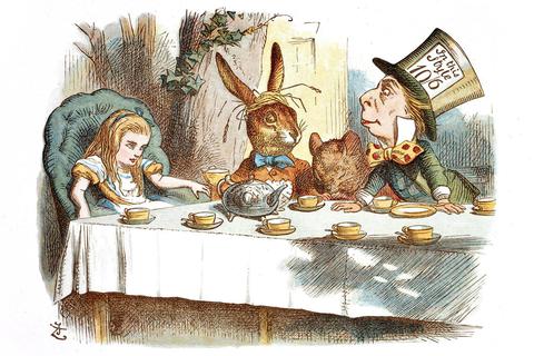 Die Geschichte von Alice, die im Wunderland die absonderlichsten Gestalten trifft, fasziniert Kinder seit mehr als 100 Jahren. Foto: John Tenniel/wikimedia