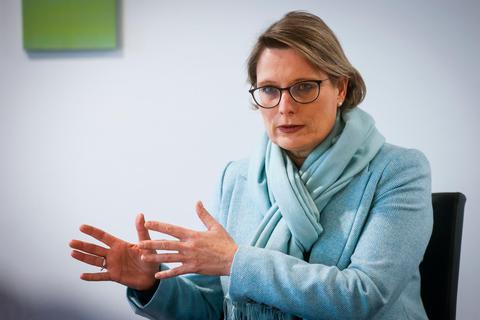 Will weiter für den Präsenzunterricht kämpfen: Stefanie Hubig, die zum Jahresende aus dem Amt scheidende Präsidentin der Kultusministerkonferenz. Foto: Lukas Görlach 