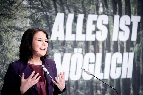 Annalena Baerbock, Bundesvorsitzende von Bündnis 90/Die Grünen. Nun ist bekannt: Sie wird die Kanzlerkandidatin der Grünen. Archivfoto: dpa