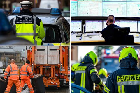Wichtige Stützen der "Kritischen Infrastruktur" in Deutschland. Wenn in einigen Bereichen zu viel Personal fehlt, wird es kritisch.  Fotos: dpa