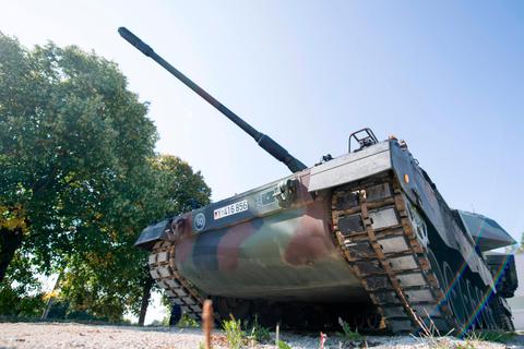 Eine Panzerhaubitze 2000. Foto: dpa