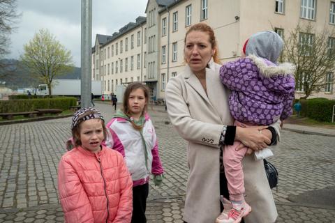 In Rheinland-Pfalz sind bereits über 10 000 Flüchtlinge aus der Ukraine eingetroffen, wie hier in Trier. Foto: dpa