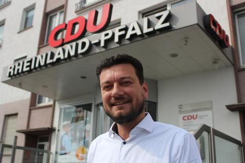 Jan Zimmer ist politischer Geschäftsführer der CDU Rheinland-Pfalz. Foto: Lisa Bolz 