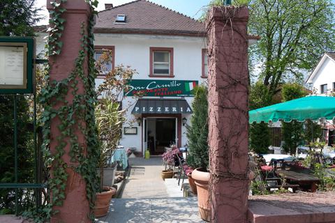 Sizilianische Botschaft:  das Restaurant „Don Camillo" in Zwingenberg.  Foto: Regina Trabold  