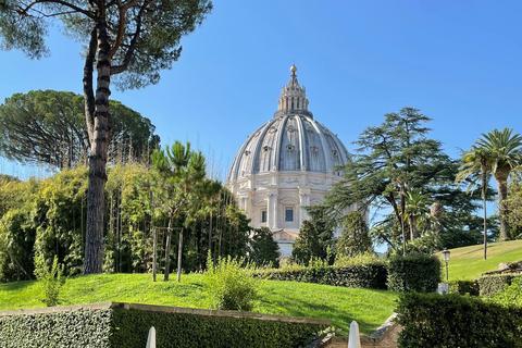 Die Vatikanischen Gärten sind ein grüner Hügel der Stille. © Christoph Driessen/dpa-tmn